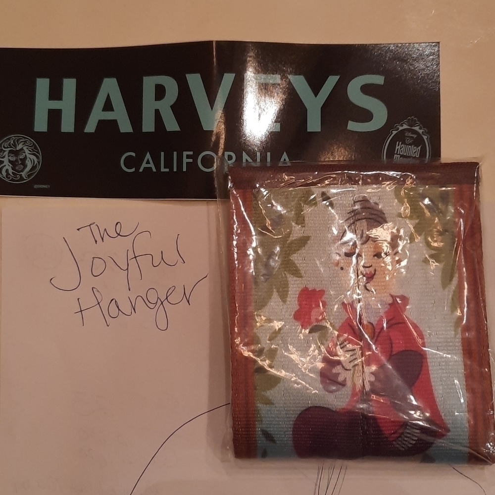 Harveys Seatbelt the Widower billfold Haunted Mansion new